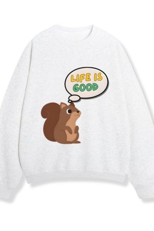 Animal designs squirrel Sweatshirt