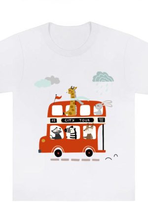 Animal Double Decker Bus T-Shirts