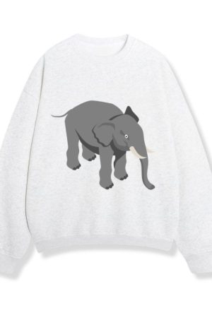 animal elephant Sweatshirt