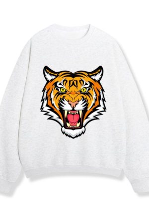 animal face tiger Sweatshirt