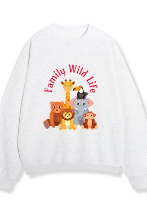 Animal Family Wild Life Sweatshirt