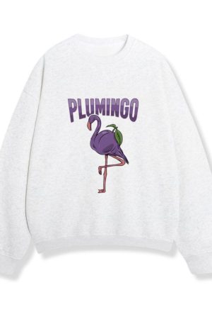 Animal Food Plum Fruit _Plumingo_ Flamingo_1 Sweatshirt