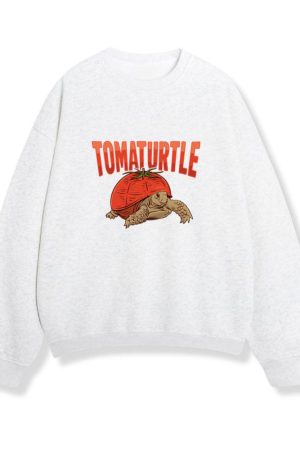 Animal Food Tomato Vegetable _Tomaturtle_ Turtle Sweatshirt