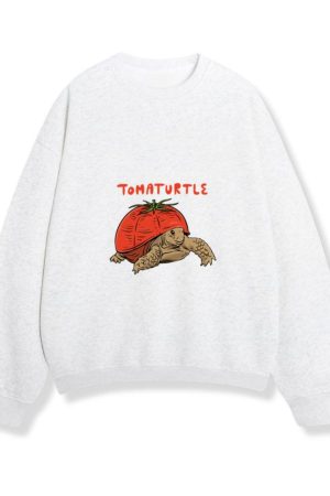 Animal Food Tomato Vegetable _Tomaturtle_ Turtle_1 Sweatshirt