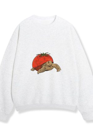 Animal Food Tomato Vegetable _Tomaturtle_ Turtle_2 Sweatshirt
